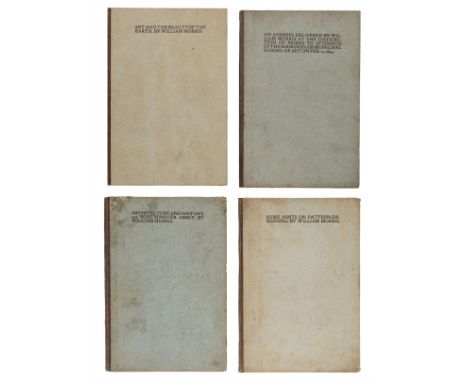 Morris (William). Art and the Beauty of the Earth, 1898; An Address Delivered by William Morris at the Distribution of Prizes