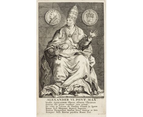 Gordon (Alexander). La Vie du Pape Alexandre VI. et de son fils Cesar Borgia... traduite de l'Anglois, 1st French edition, Am