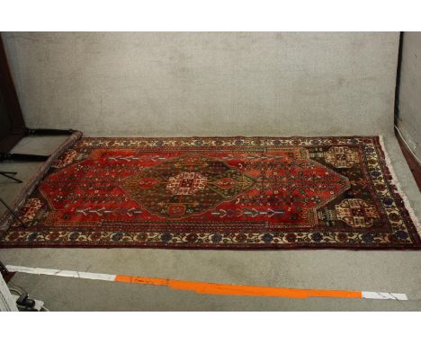 Carpet, Persian Afshar. L.320 W.148cm. 