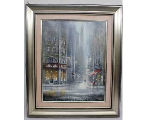Jeff Rowland (Contemporary) A limited edition print. "Parisian Walkways" with COA