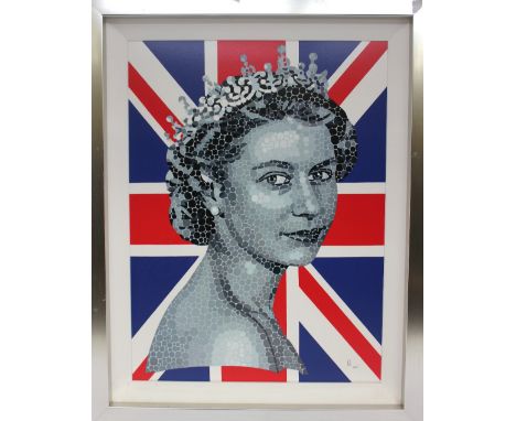 Paul Normensall (British b.1978)&nbsp; Happy &amp; Glorious, limited edition coloured print on paper mounted on board, 1/195/
