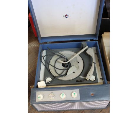 A Monarch record player (this item is sold as a collectors item only and has not been subject to an electrical safety test) p