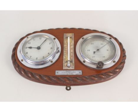 A Kelvin Bottomley, Glasgow combination clock/barometer