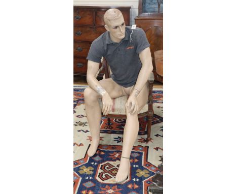 A life size male mannequin