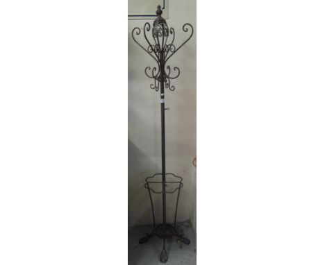 Metal Victorian style coat and stick stand.(B.P. 24% incl. VAT)