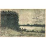 Gantner, Bernard (1928-2018), Originalgrafik wohl Lithografie Reverie Du Soir 36/100