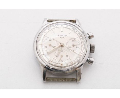 LEMANIA, a steel gentleman's chronographLEMANIA, stalen heren chronograph