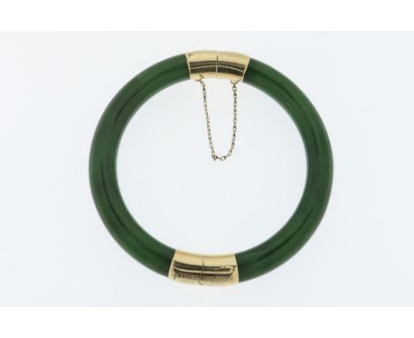 Mosaath bangle with golden strapesMosagaat armband met gouden facetten