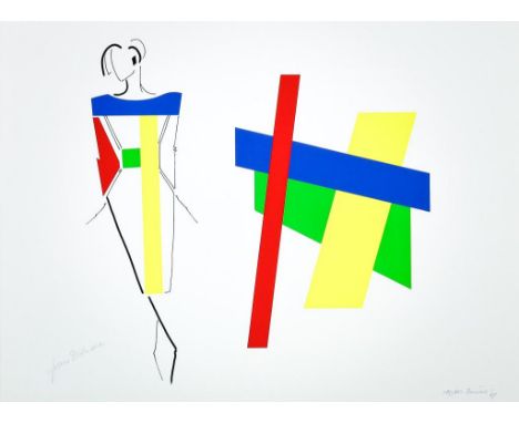 BONIES BOB (1937). sign. and dated '89 l.r.,  'Frans Molenaar', silkscreen 124/250 60 x 80 cm.BONIES BOB NIEUWENHUIS (1937), 