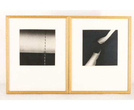 ZILVERBERG ERIK (1941), sign. and dated. '82,  Abstract, 2-pieces print, 24 x 24 cm.ZILVERBERG ERIK (1941)., ges. en gedat. '
