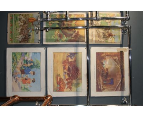 Mid Century childrens illustrations of various themes. In both landscape and portrait position (6 items)