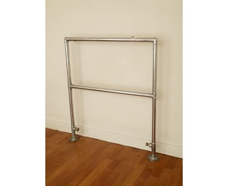 Vintage chrome towel rail H: 94