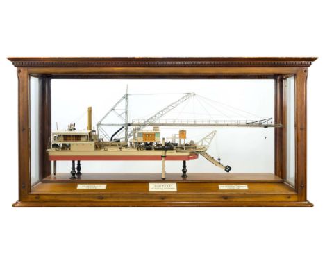 ? A BUILDER'S MODEL FOR THE SUEZ CANAL RADIAL CUTTER SUCTION DREDGER KADRUKA BUILT BY WILLIAM SIMONS &amp; CO. LTD, RENFREW, 
