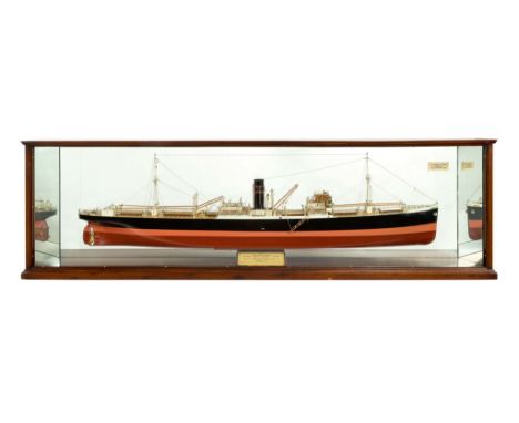 A FINE BUILDER'S MIRROR-BACK HALF MODEL FOR THE STEAM SHIPS DALCROSS; DALCROY; DALFRAM AND DALRYAN BUILT BY SCOTTS' SHIPBUILD