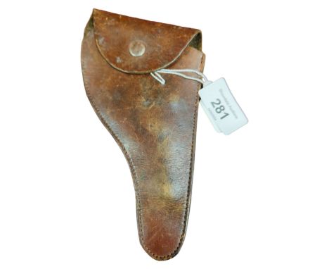 VICTORIAN BROWN LEATHER HOLSTER 