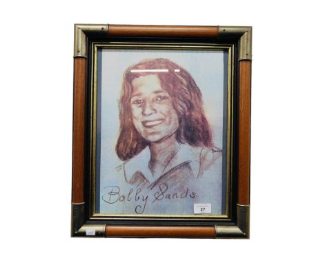 FRAMED BOBBY SANDS PRINT