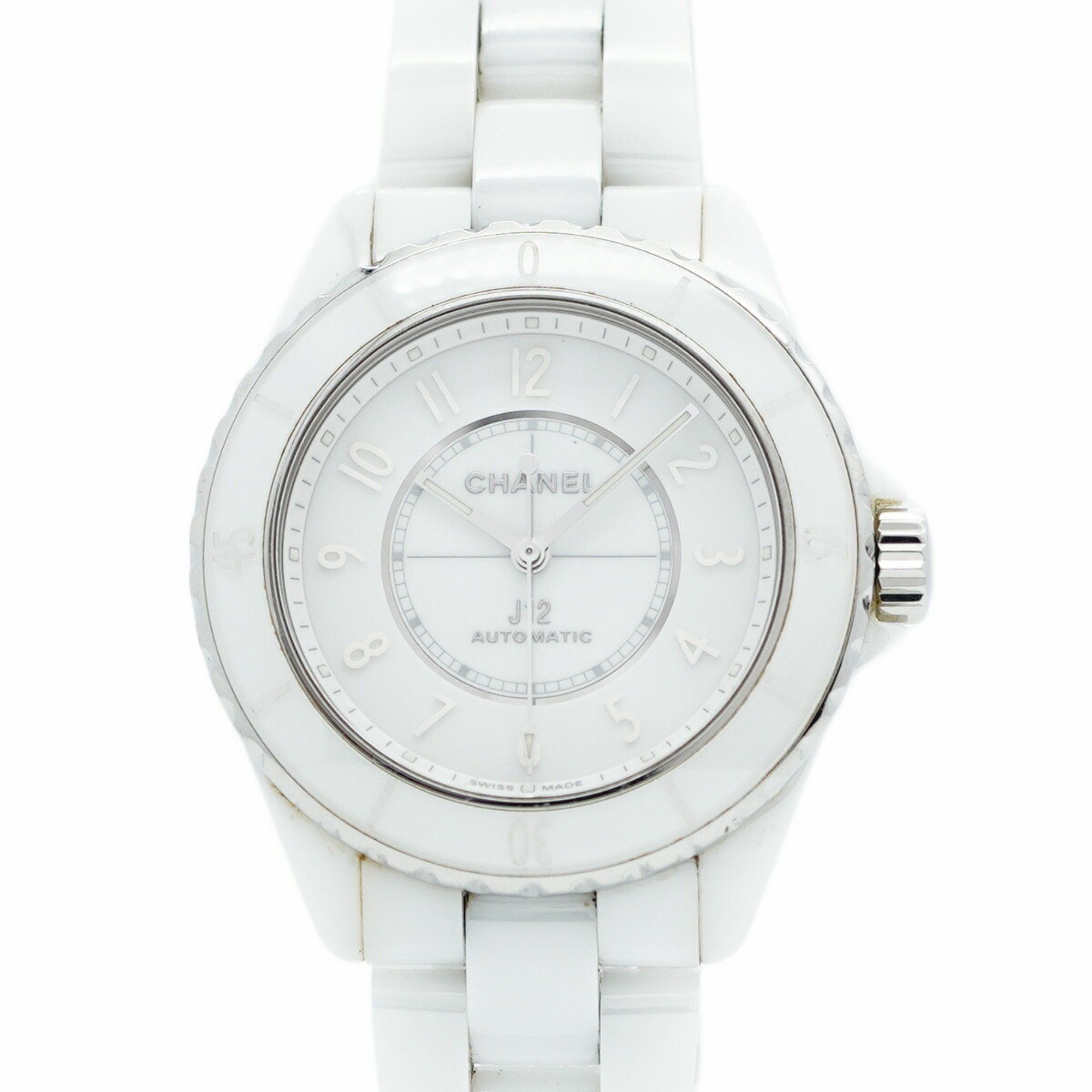 Chanel J12 Phantom H6186 White Dial Men's Watch
