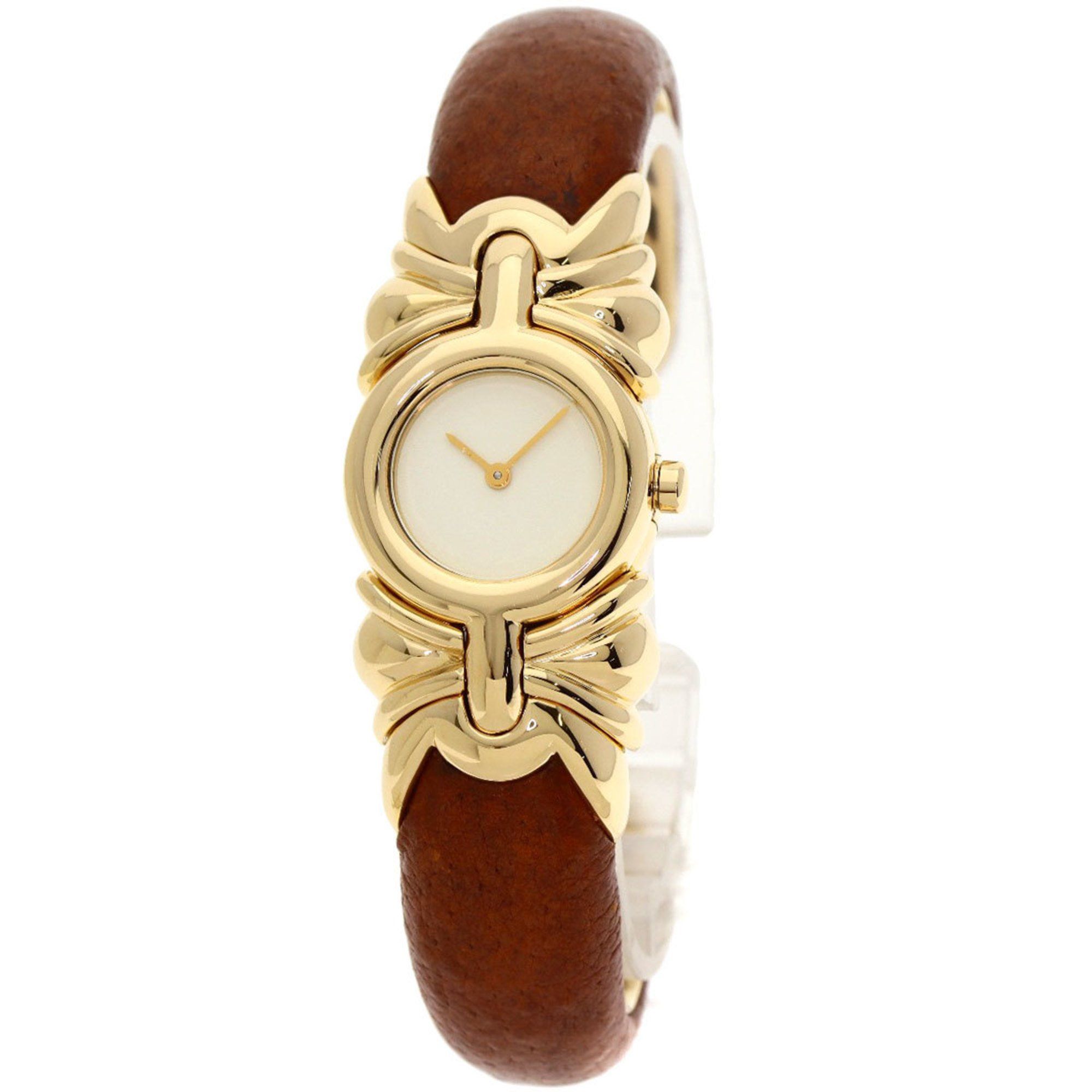 Bvlgari Bulgari BJ03 Antalya Bangle Watch, 18K Yellow Gold, Leather, Women's