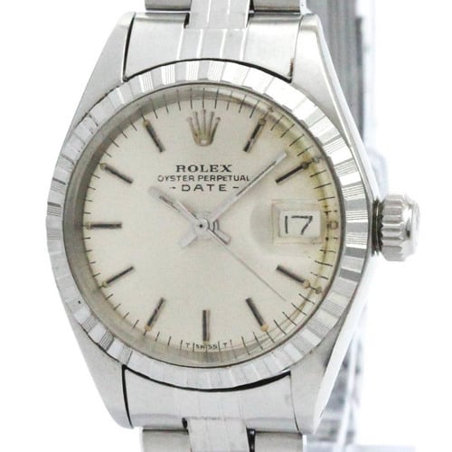 Vintage ROLEX Oyster Perpetual Date 6924 Steel Steel Ladies Watch