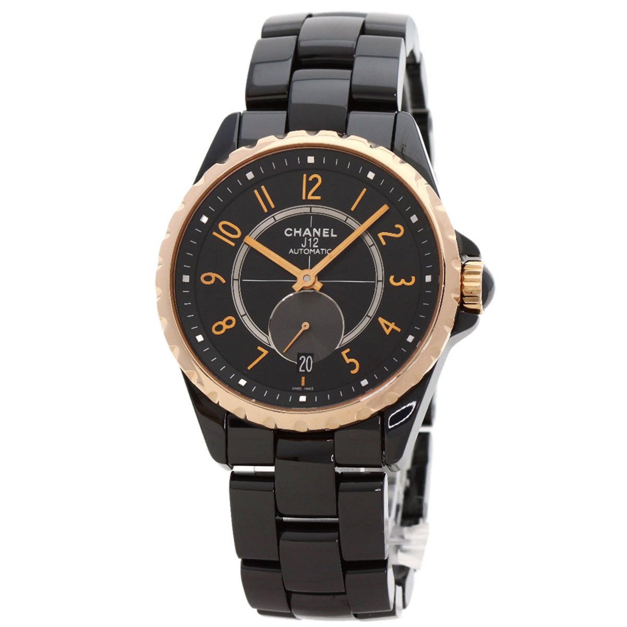 CHANEL H3838 J12-365 Ceramic/Ceramic Men's Watch