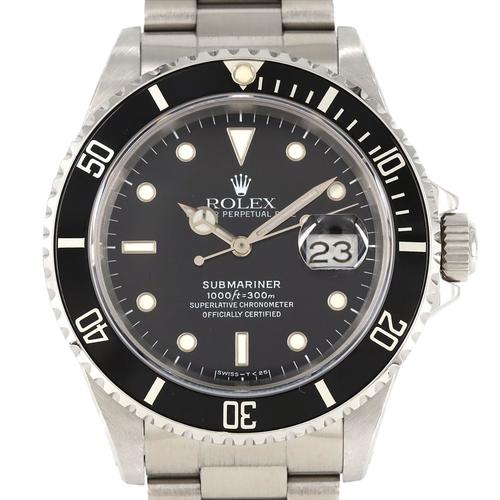 Rolex Submariner Date 16610. Stainless steel wristwatch, automatic, E series