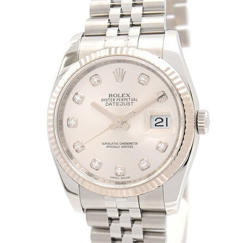 Rolex Watch Men's Datejust Automatic Random Silver Dial SS x WG ROLEX 116234G