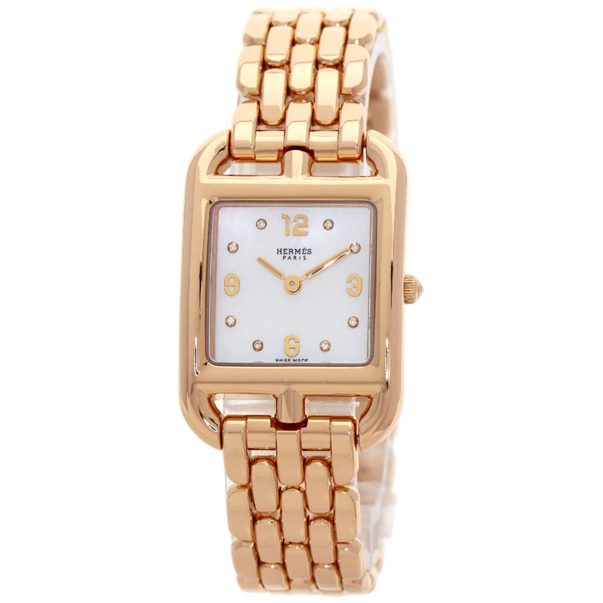 Hermès CC1.270a Cape Cod 8-Piece Diamond Watch in 18K Pink Gold/18KPG for Women
