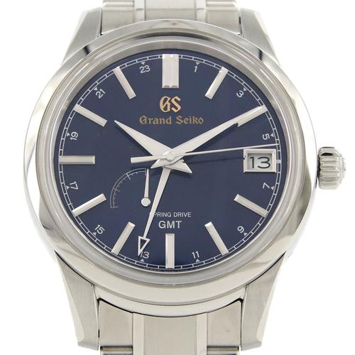 Seiko Grand Elegance Collection Spring Drive GMT 9R66-0AL0 SBGE293 SS Wristwatch Automatic