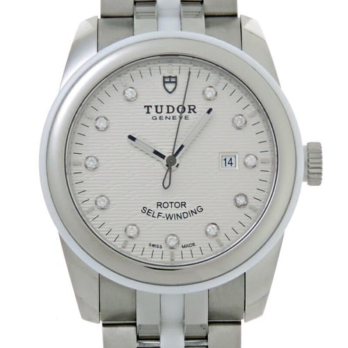 Tudor Glamour Date 11P Diamond Ladies Watch 53010W