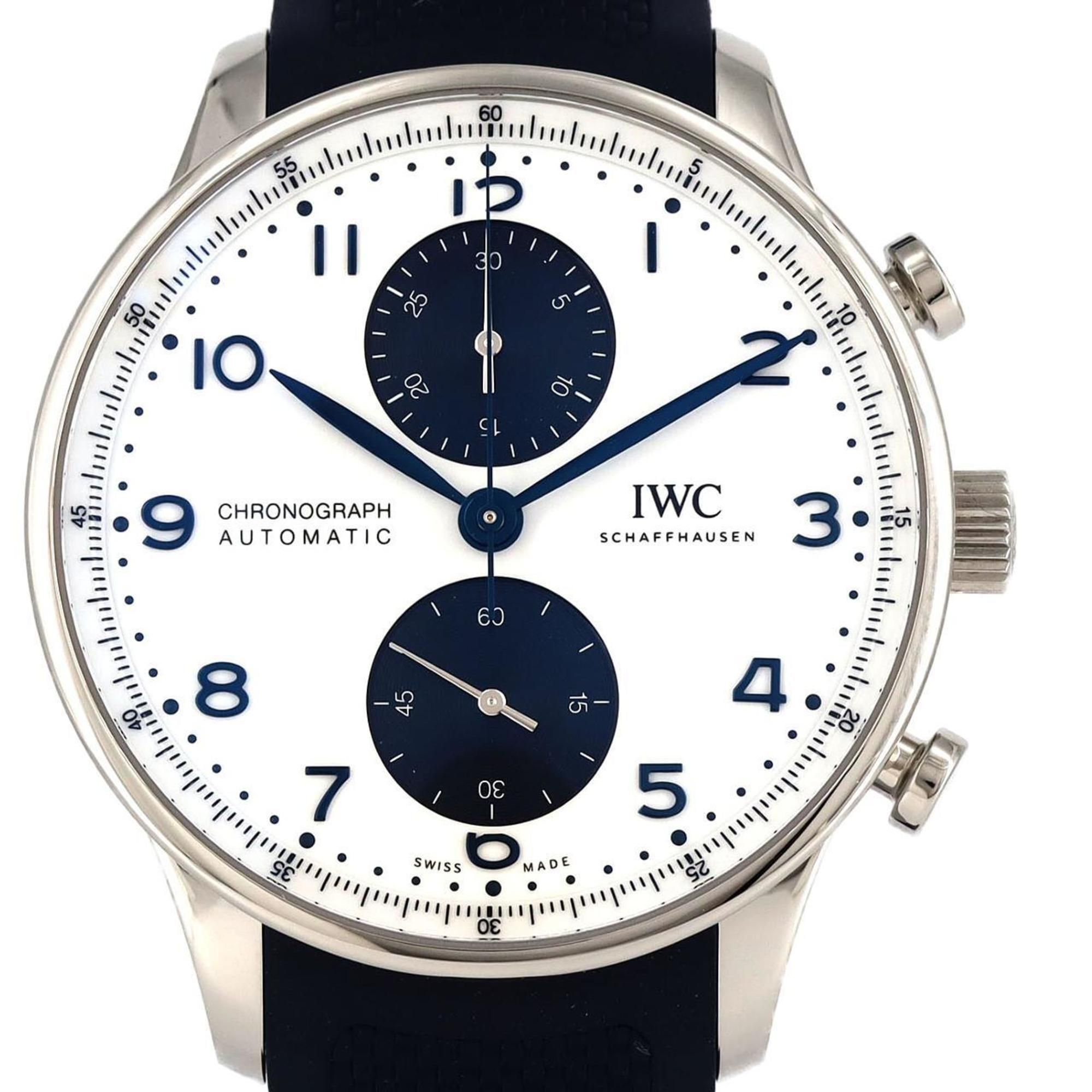 IWC Portuguese Chronograph IW371620 SS Wristwatch Automatic