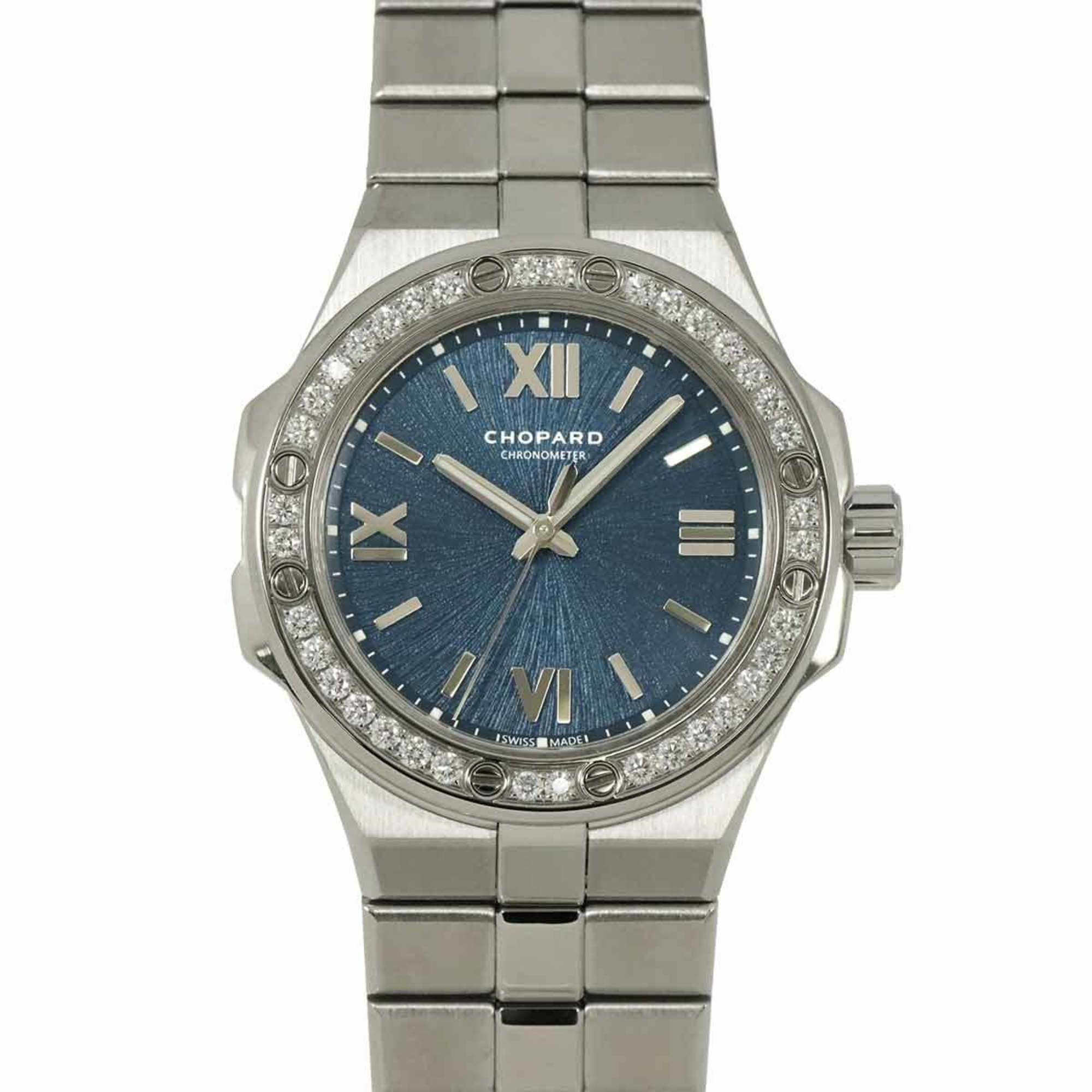 Chopard Alpine Eagle 33 298617-3002 Diamond Bezel Women's Blue Automatic Watch