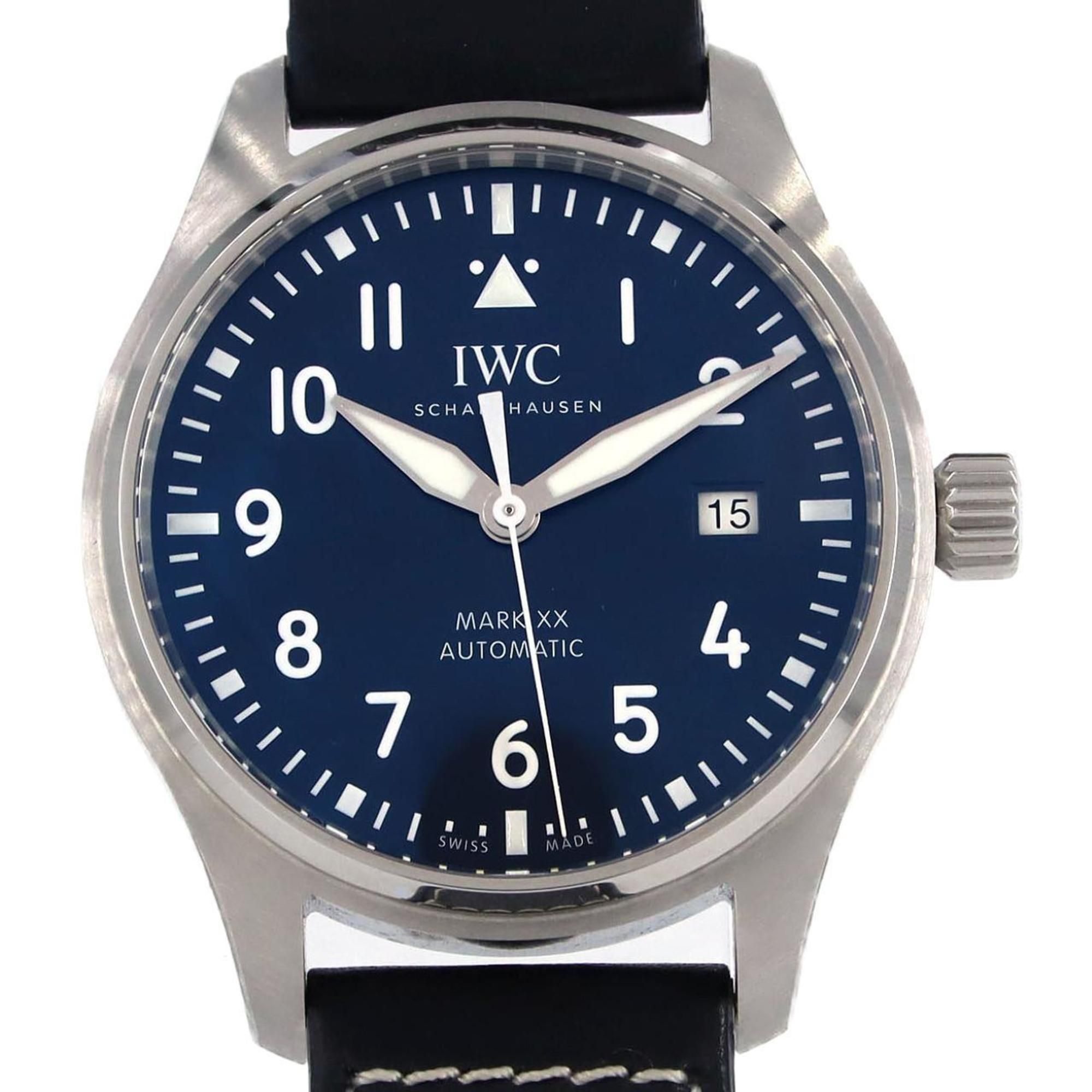 IWC Pilot's Watch Mark XX IW328203 SS Wristwatch Automatic
