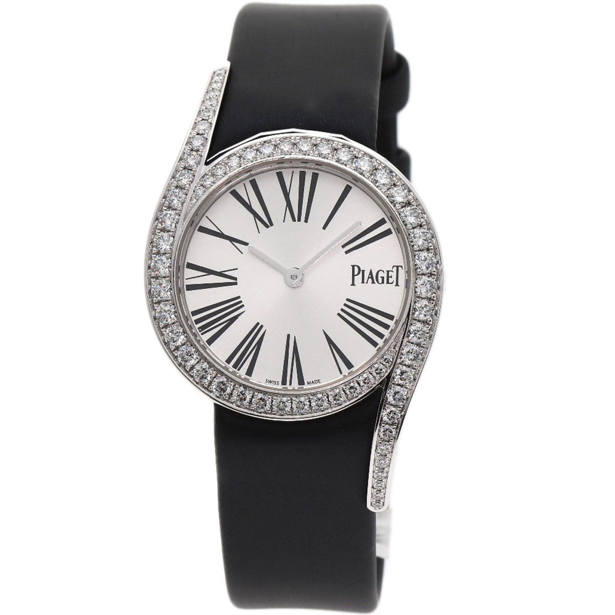 Piaget G0A38160 Limelight Gala 31mm Watch 18K White Gold Leather Women's PIAGET