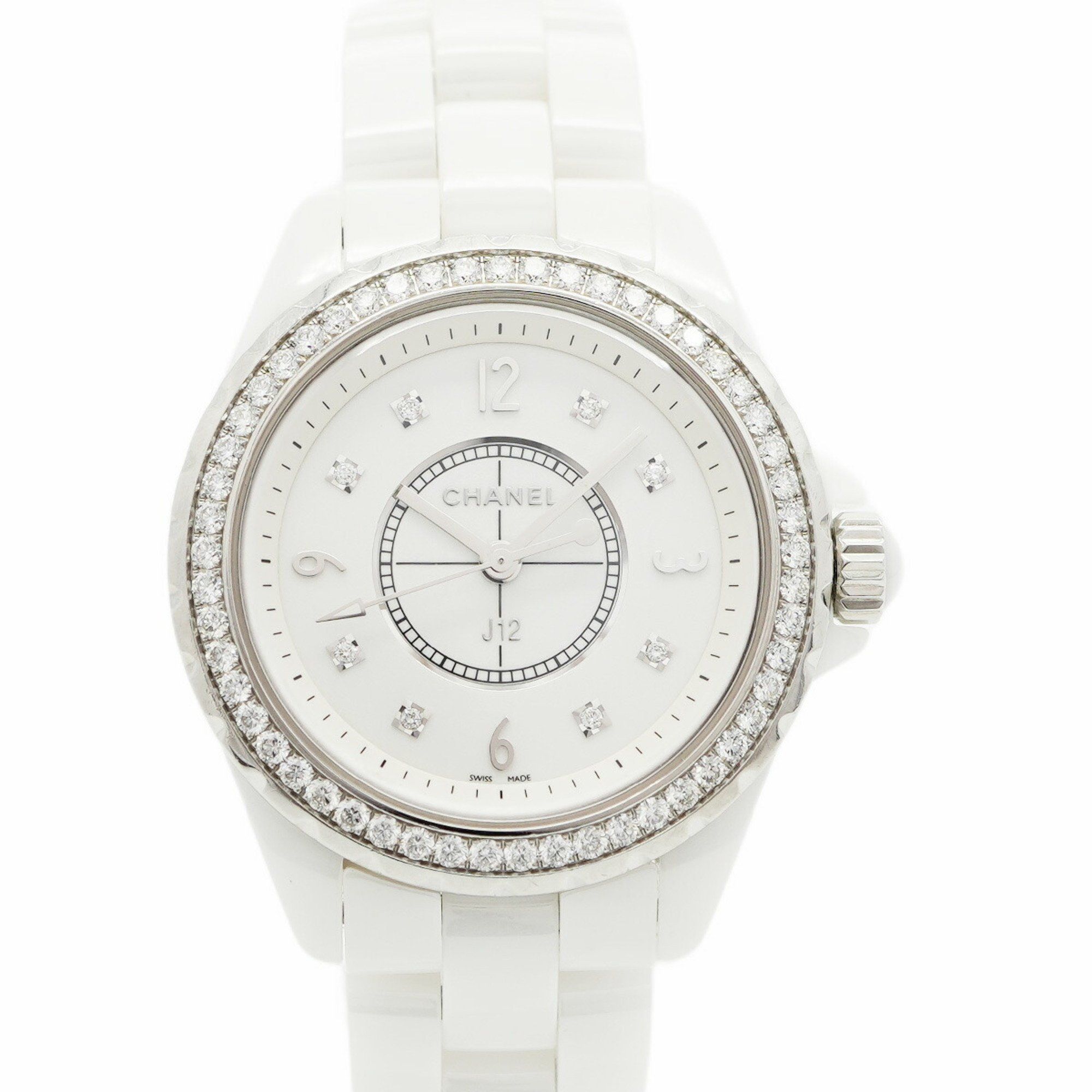 Chanel J12 H3110 White Dial Women's Watch