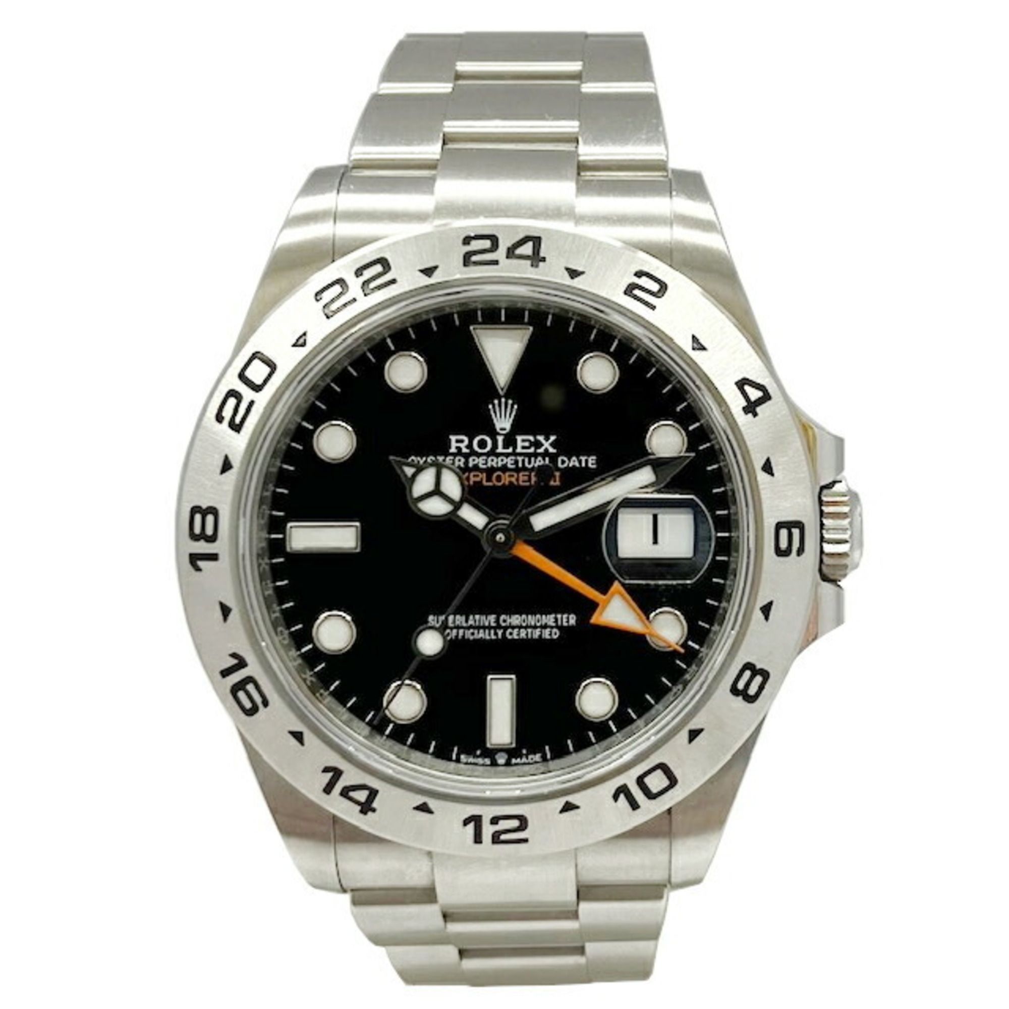 ROLEX Explorer II 226570, random number, black dial, stainless steel, automatic movement, men's watc