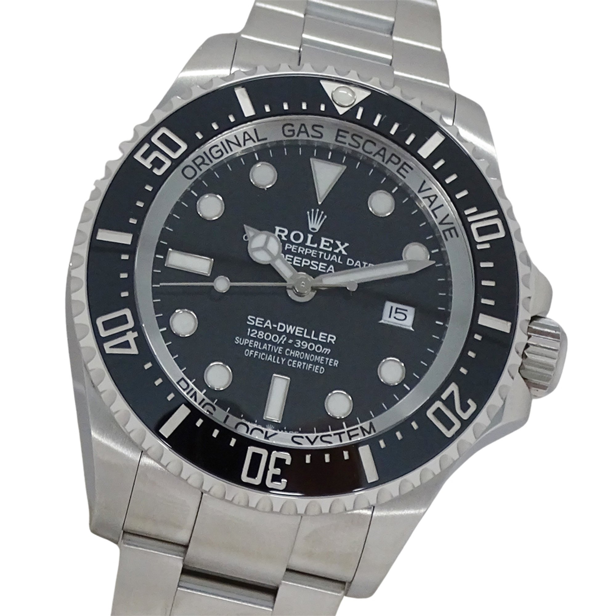 Rolex Sea-Dweller Deepsea 126660, random number, men's watch, date display, automatic movement, stai
