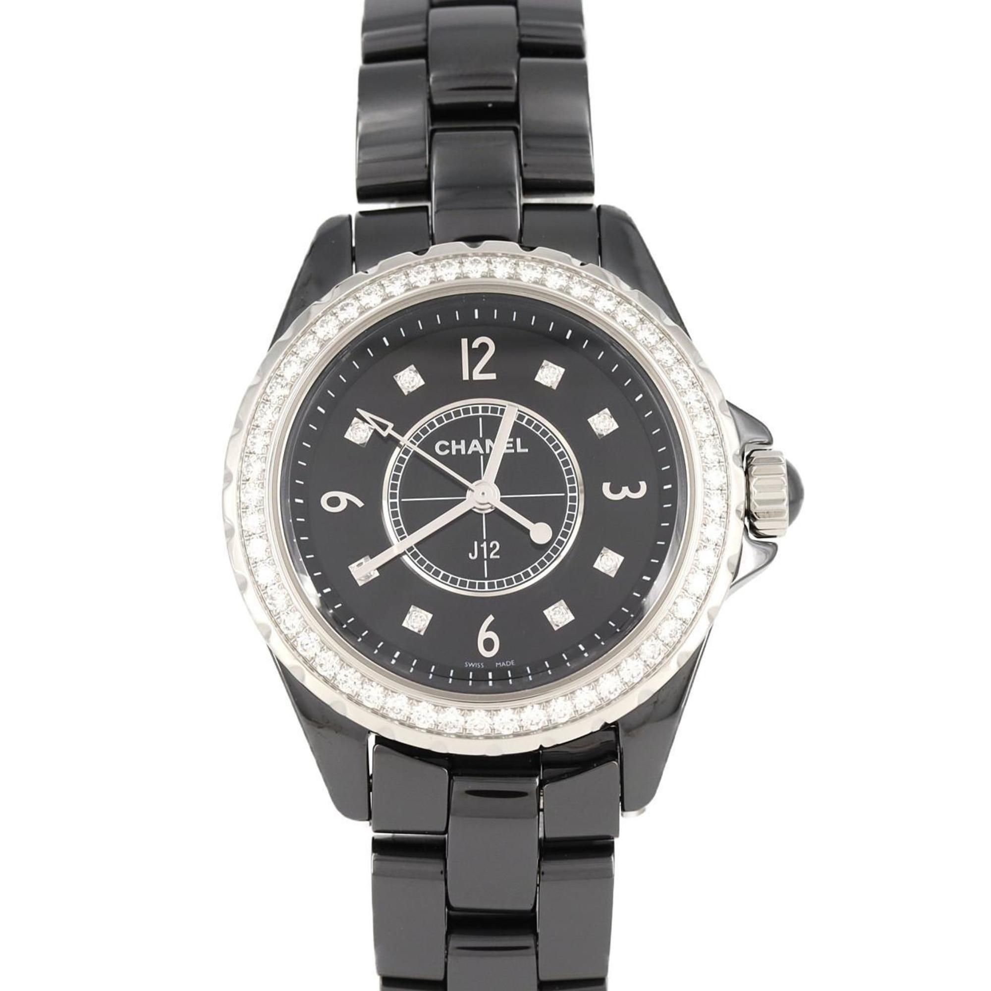 Chanel J12 33mm Ceramic D 8P H3108 Watch Quartz