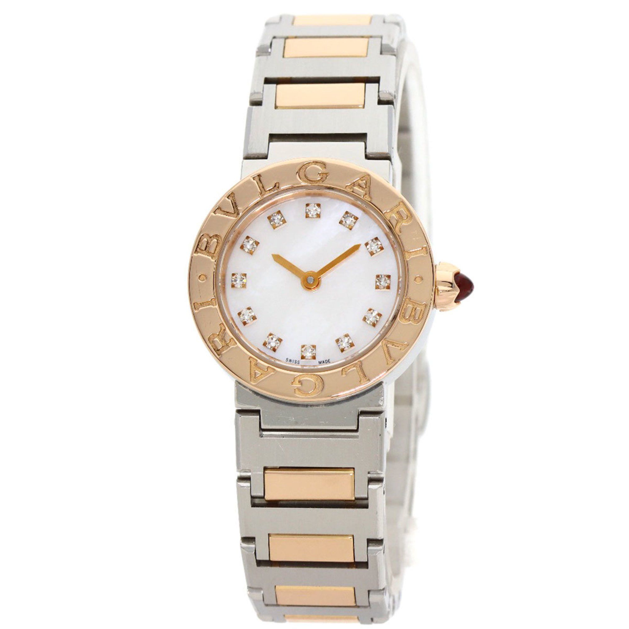 BVLGARI BBP23SG Current Model Watch Stainless Steel SSxK18PG K18PG Ladies