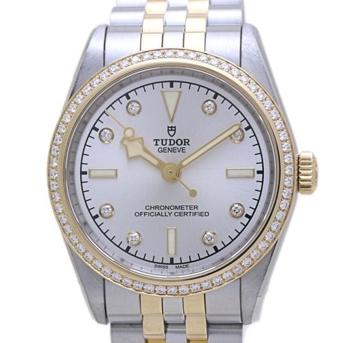 TUDOR Black Bay One 31 with 8 Diamonds, M79613-0006, Women's Watch, 18K Yellow Gold and Stainless St