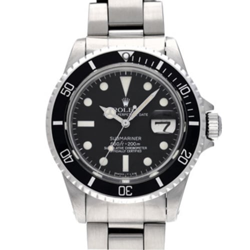 Rolex Submariner 4-Dial Antique 1680 No. 23 (Manufactured circa 1970) Black Men's Automatic Watch