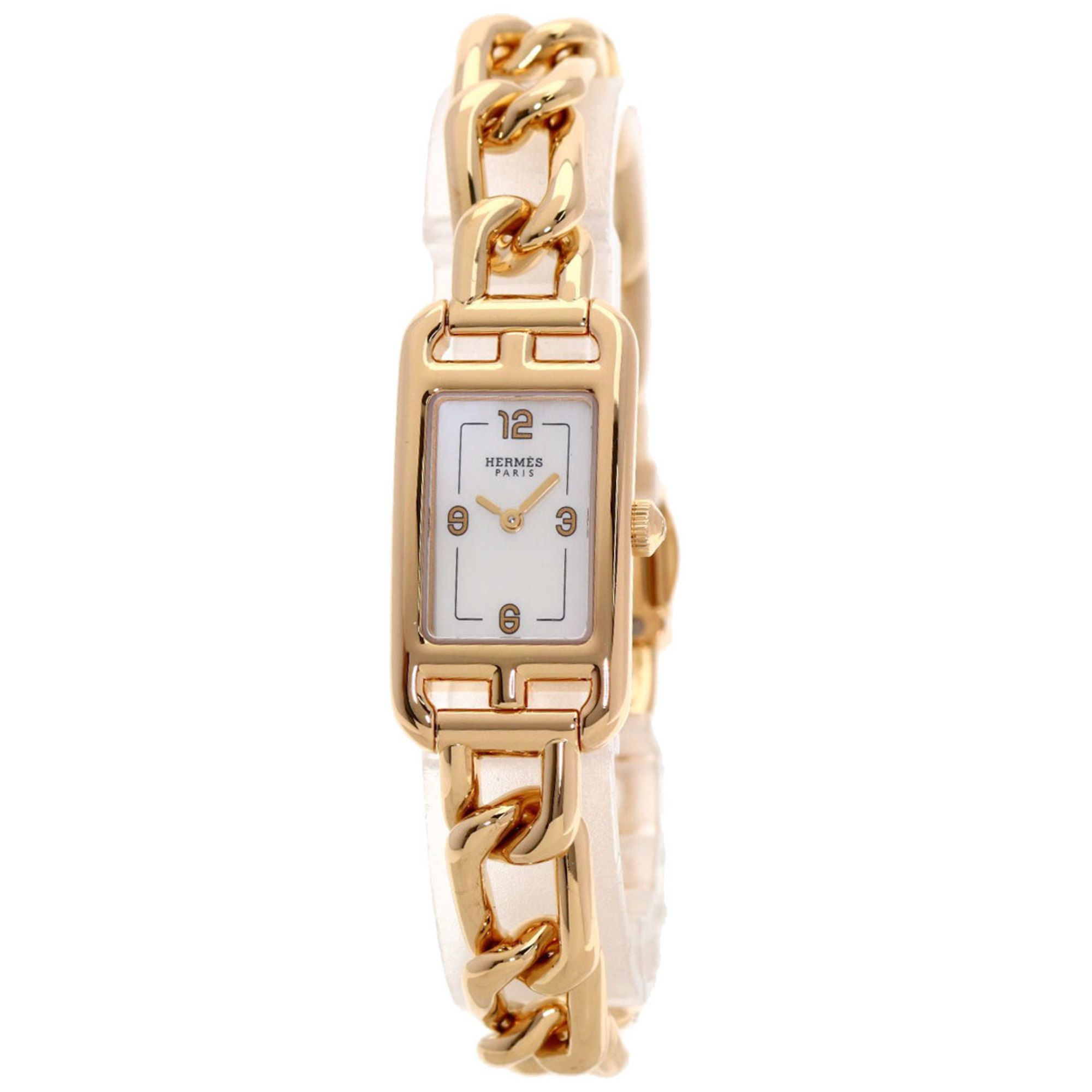 Hermès NA2.170 Nantucket Watch in 18K Pink Gold (18KPG) for Women