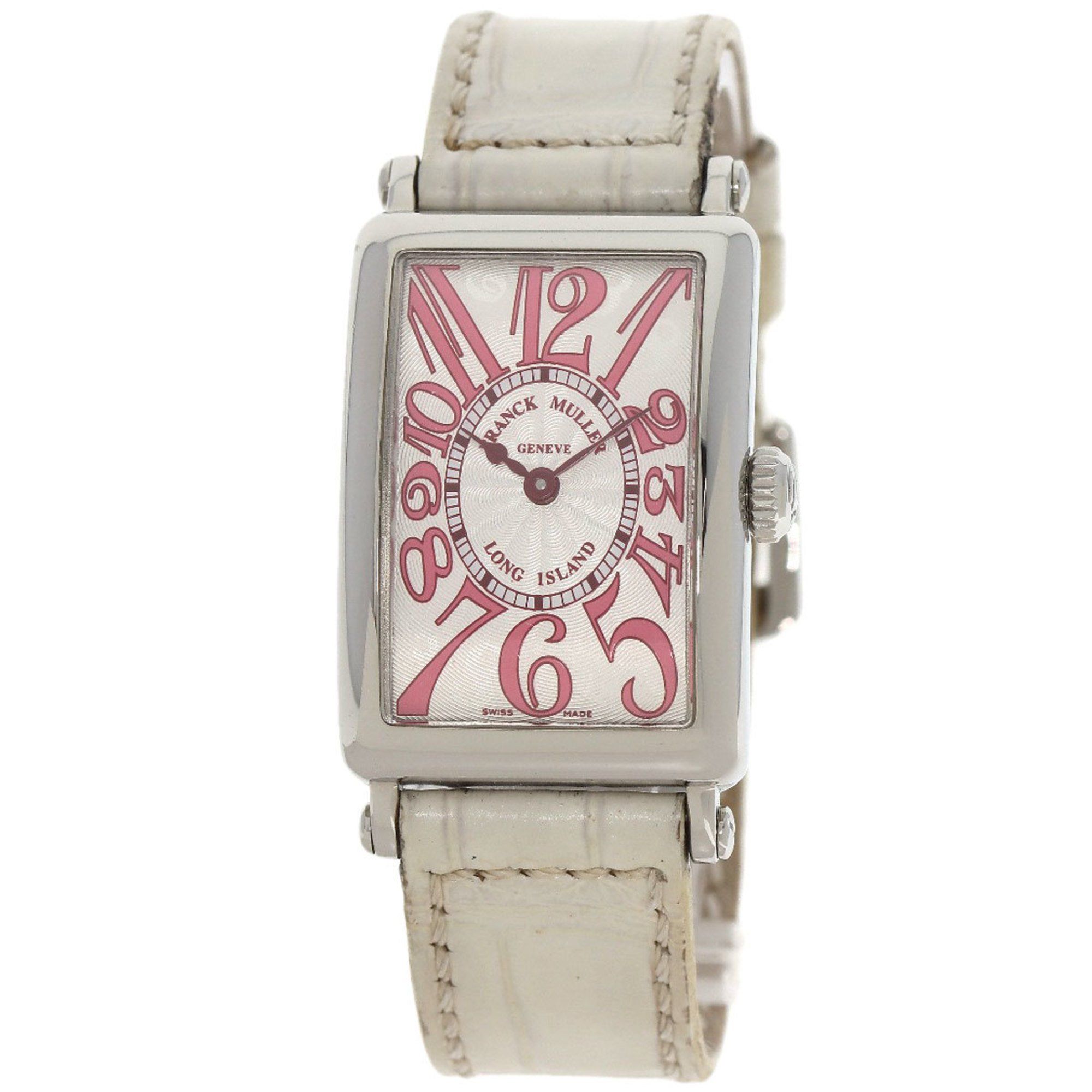 Franck Muller 902J Long Island Japan Limited Edition 500 pieces Stainless Steel Leather Ladies Watch