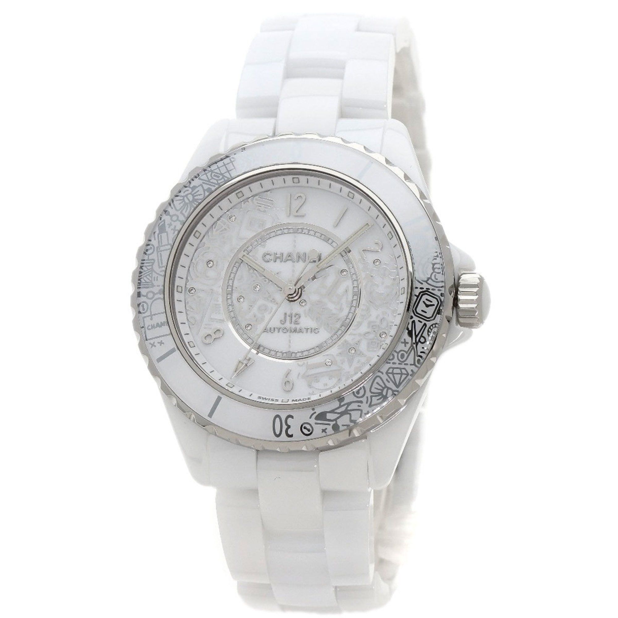 Chanel H6476 J12 38mm Limited to 2020 pieces worldwide Ceramic Men's Watch CHANEL