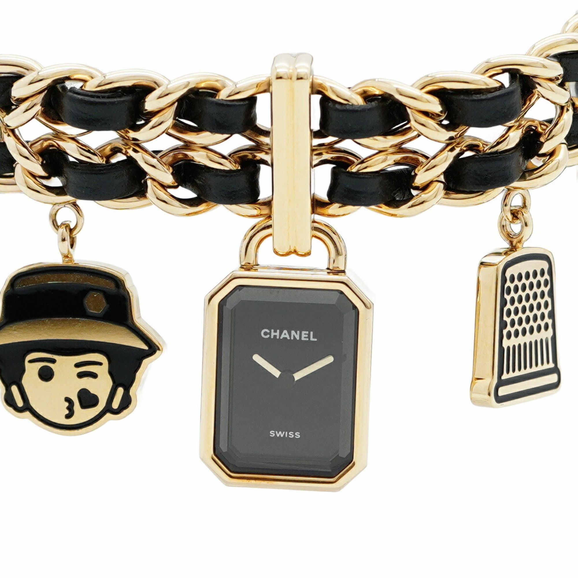 Chanel Premiere Charm Couture H9859 Black Dial Women's Watch