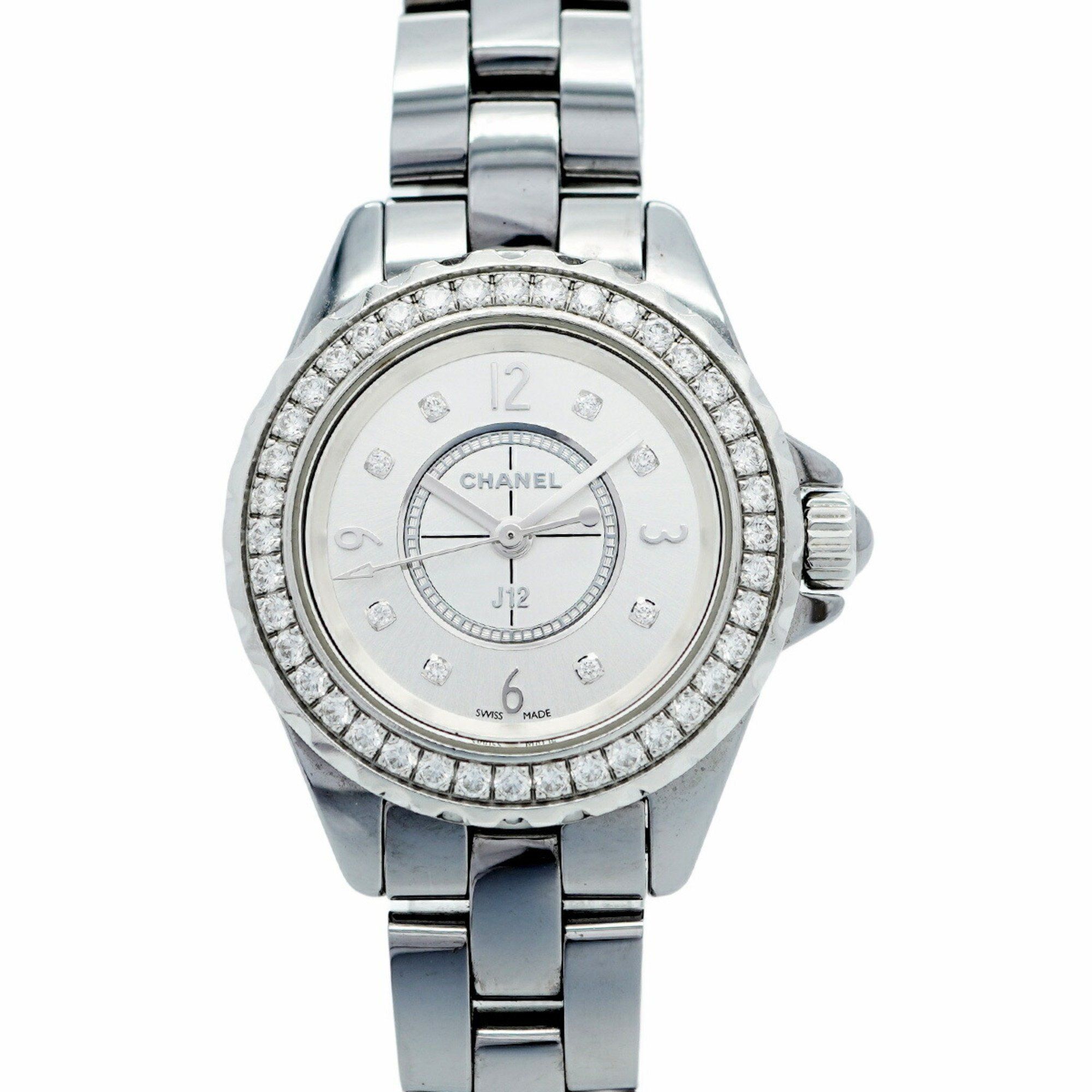 Chanel J12 Chromatic H3402 Silver Dial Women's Watch