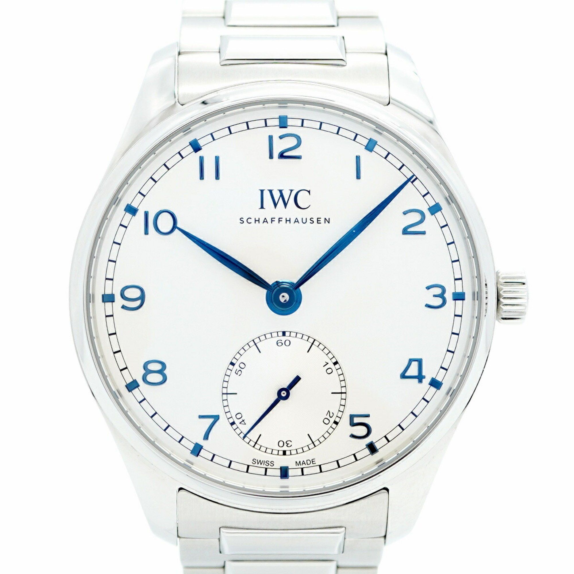 IWC Schaffhausen Portuguese Watch IW358304 Silver Dial Men's