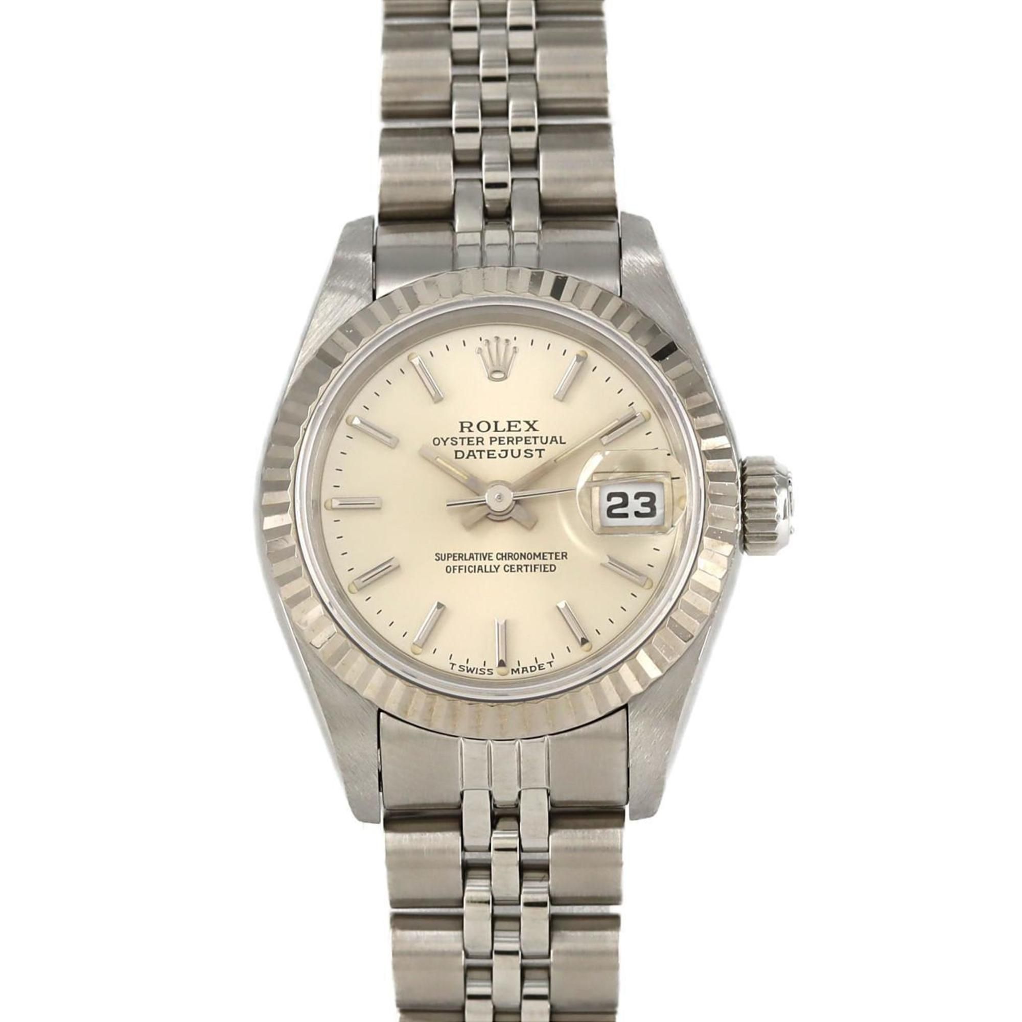 Rolex Datejust 69174 SSxWG Automatic Watch W Serial