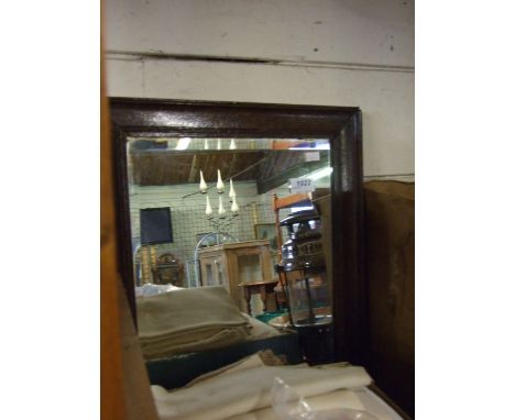 OAK FRAMED WALL MIRROR 