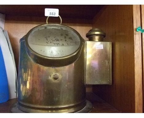 BRASSED CASED SHIPS COMPASS