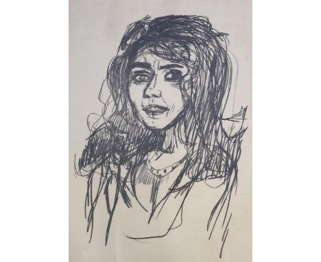 Oscar Kokoschka (Austrian, 1886-1980) Maria Orskalithographsigned in pencil, 53/24765 x 47cm